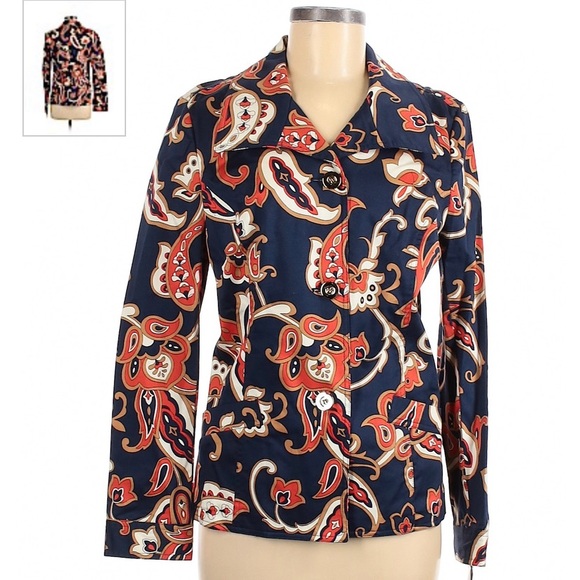 Charter Club Jackets & Blazers - HOSTPICK Charter Club Paisley Printed‎ Blazer